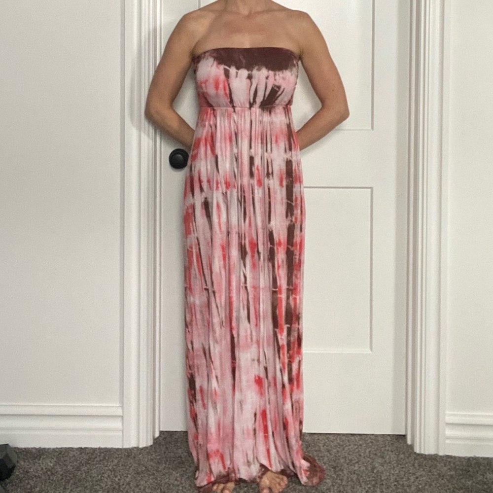 Venus Tye Dye Strapless Maxi